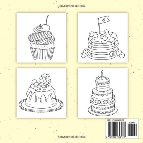 Dessert Coloring book