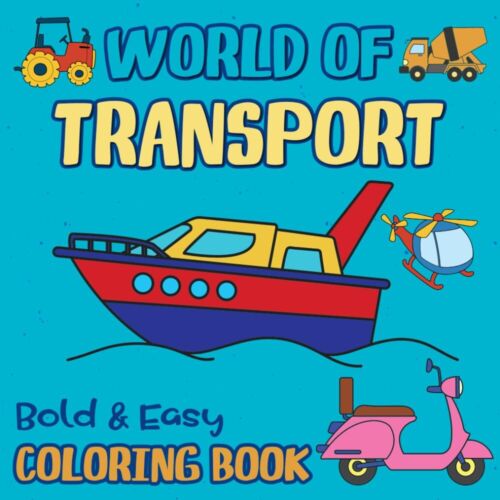 Vehicles Coloring Book